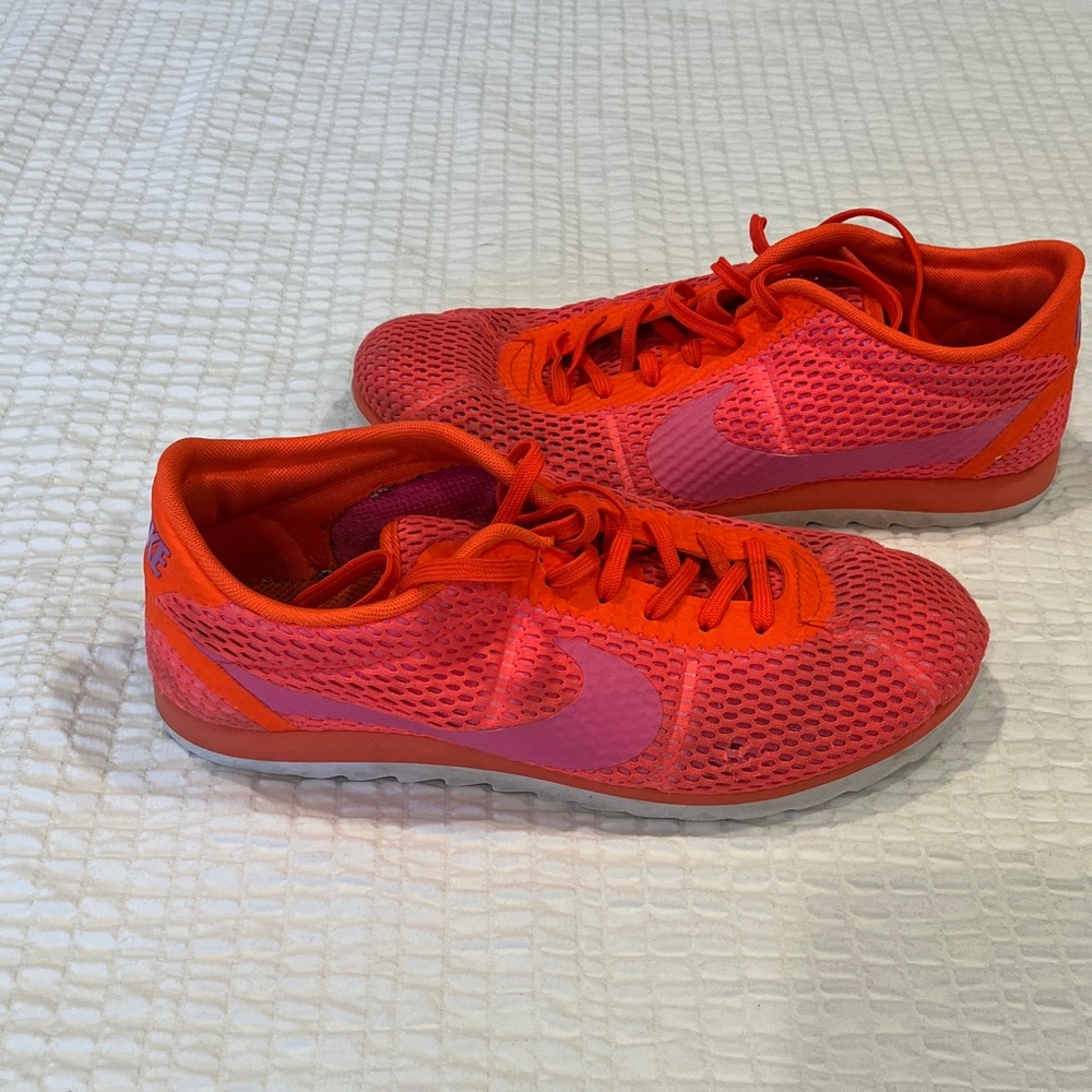 Nike Cortez Vibrant orange Athletic Sneakers